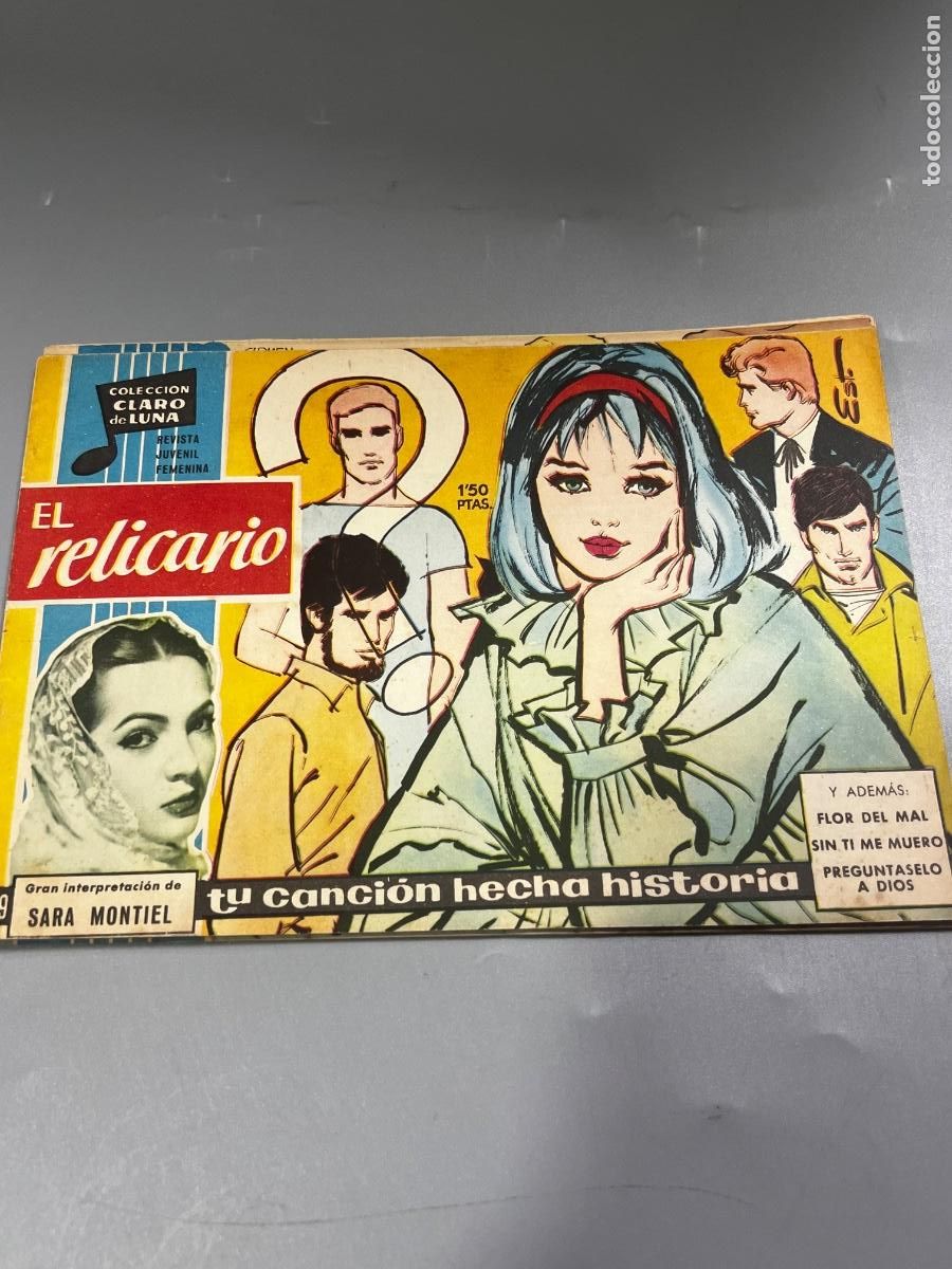 Tebeos: COLECCI&Oacute;N CLARO DE LUNA. N&deg; 149. REVISTA JUVENIL FEMENINA.EL RELICARIO.