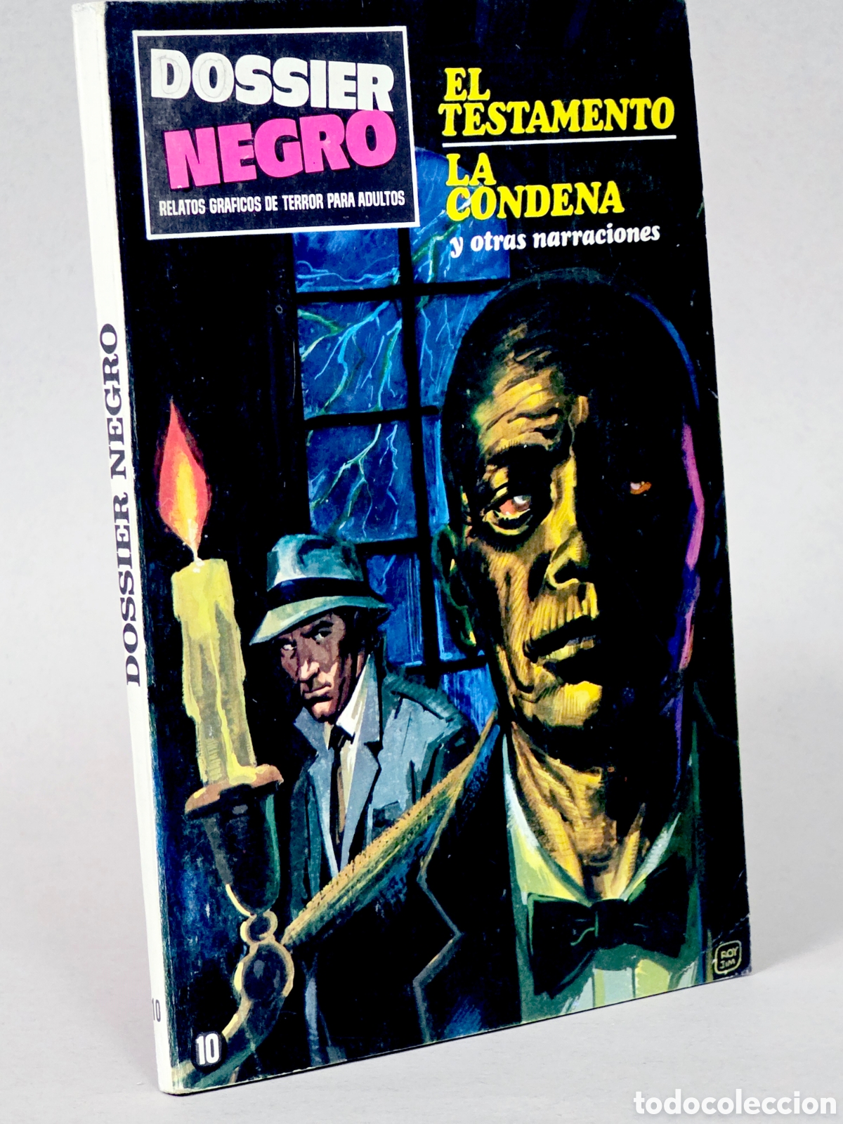 Tebeos: C&Oacute;MIC DOSSIER NEGRO 10 EL TESTAMENTO IBERO MUNDIAL EDICIONES TERROR TACO EXCELENTE ESTADO