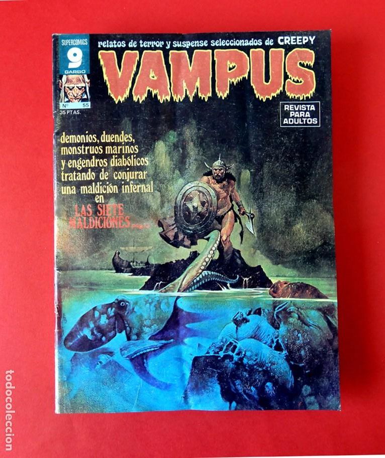 Tebeos: VAMPUS - N&ordm; 55 - RELATOS SELECCIONADOS DE LA REVISTA CREEPY - REVISTA PARA ADULTOS - 1975