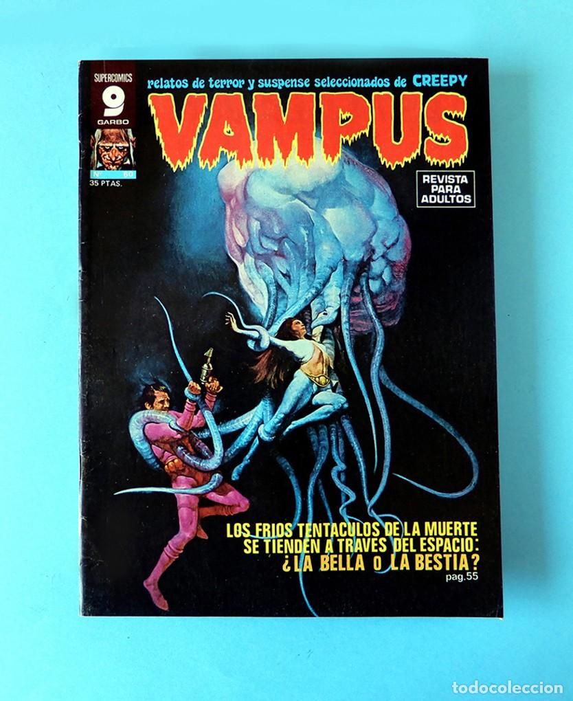 Tebeos: VAMPUS - N&ordm; 60 - RELATOS DE TERROR Y SUSPENSE - EDIT IBERO MUNDIAL, 1976 - (CON POSTER) - ORIGINAL
