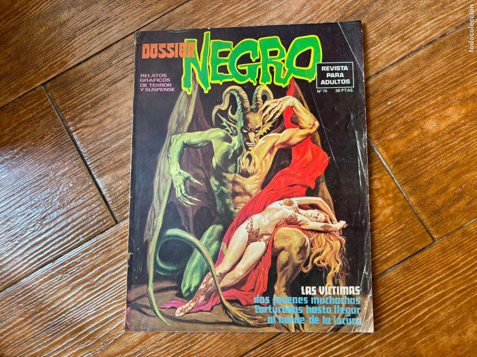 Tebeos: DOSSIER NEGRO N&ordm; 75 RELATOS GRAFICOS DE TERROR Y SUSPENSE IBERO MUNDIAL DE EDICIONES 1970