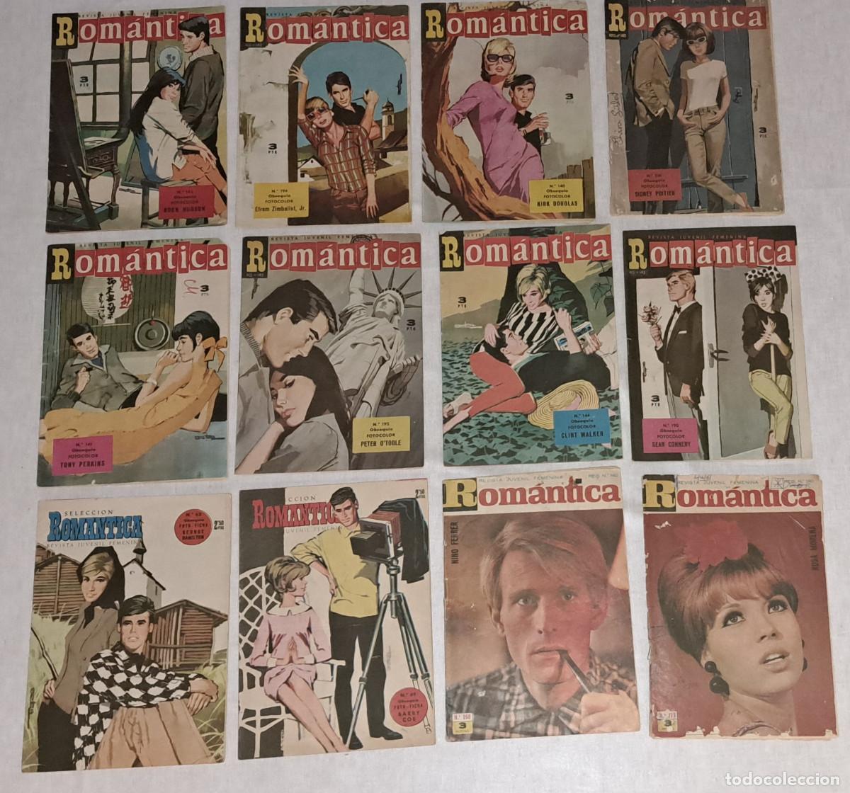 Tebeos: ROM&Aacute;NTICA - IBERO MUNDIAL DE EDICIONES - A&Ntilde;OS 60 - LOTE DE 12 EJEMPLARES