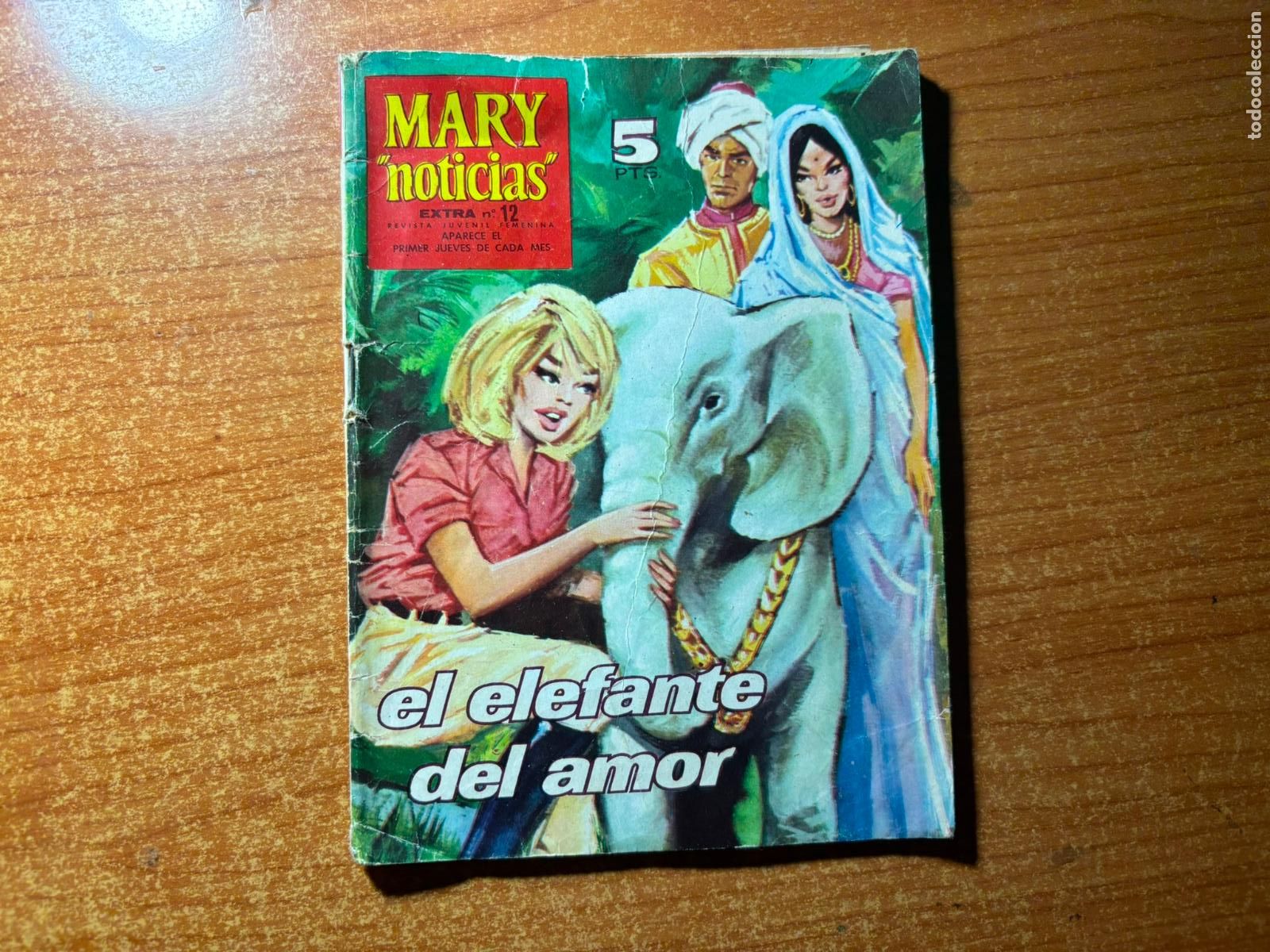 Tebeos: MARY NOTICIAS EXTRA N&ordm; 12 EL ELEFANTE DEL AMOR IBERO MUNDIAL 1964