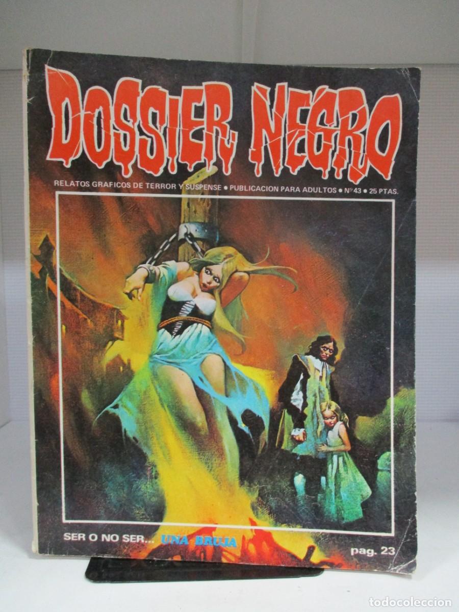 Tebeos: RELATOS GRAFICOS DE TERROR Y SUSPENSE - DOSSIER NEGRO - NUMERO 43- IBERO MUNDIAL