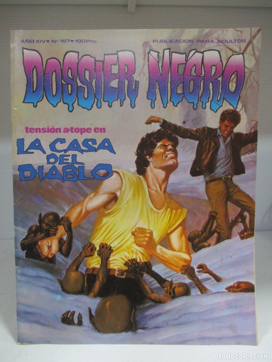 Tebeos: RELATOS GRAFICOS DE TERROR Y SUSPENSE - DOSSIER NEGRO - NUMERO 167 - IBERO MUNDIAL