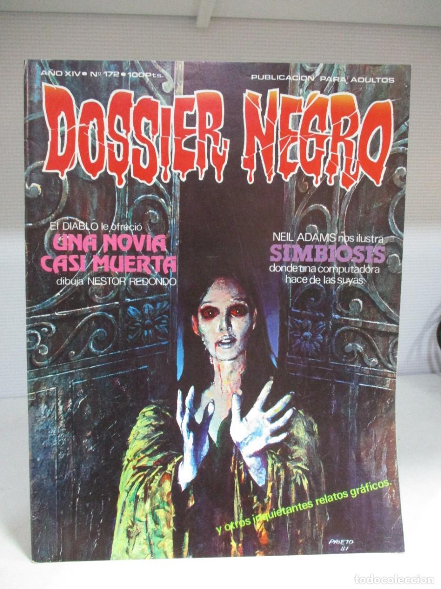 Tebeos: RELATOS GRAFICOS DE TERROR Y SUSPENSE - DOSSIER NEGRO - NUMERO 172 - IBERO MUNDIAL