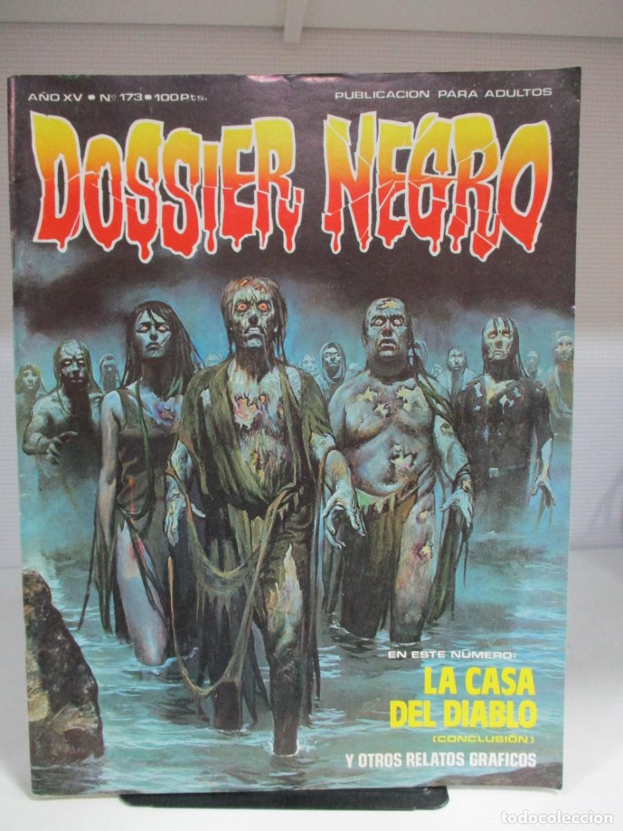 Tebeos: RELATOS GRAFICOS DE TERROR Y SUSPENSE - DOSSIER NEGRO - NUMERO 173 - IBERO MUNDIAL