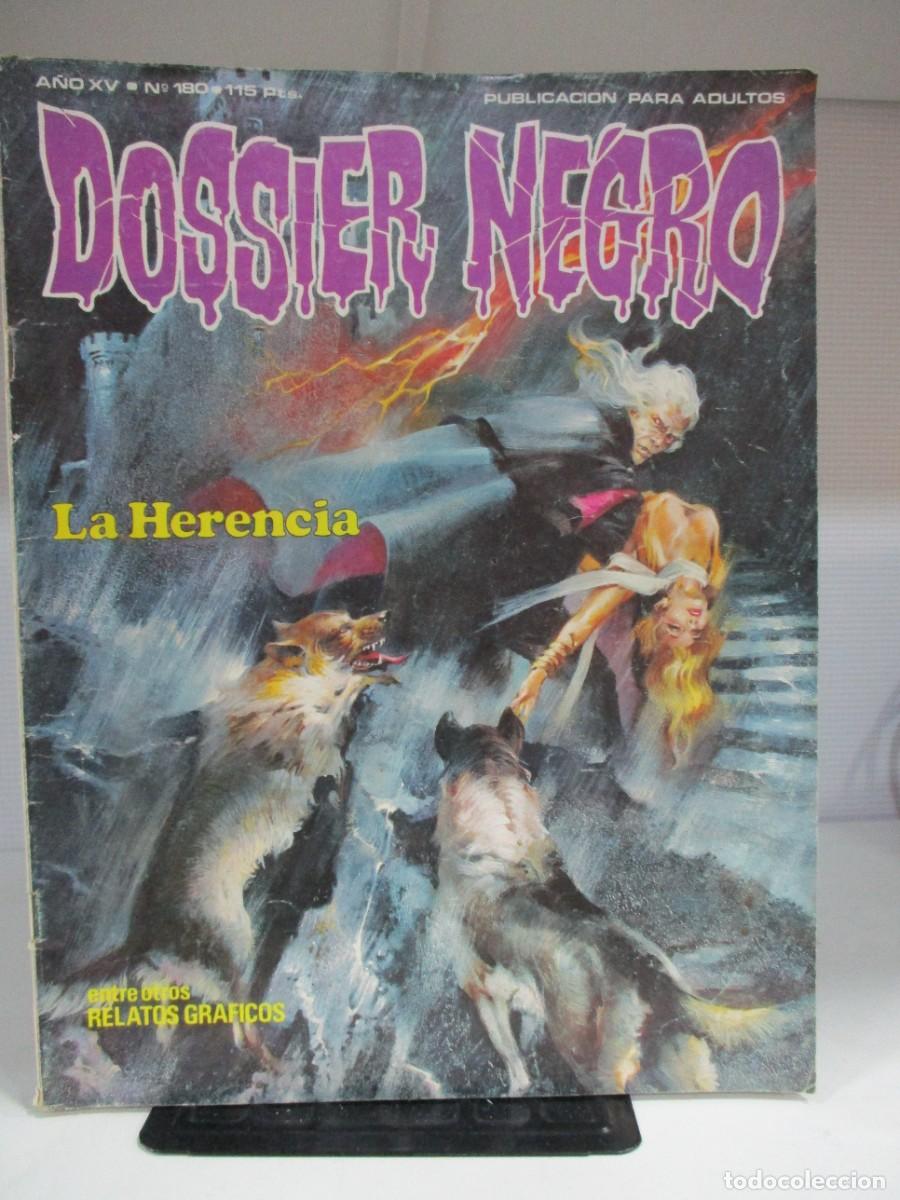 Tebeos: RELATOS GRAFICOS DE TERROR Y SUSPENSE - DOSSIER NEGRO - NUMERO 180 - IBERO MUNDIAL