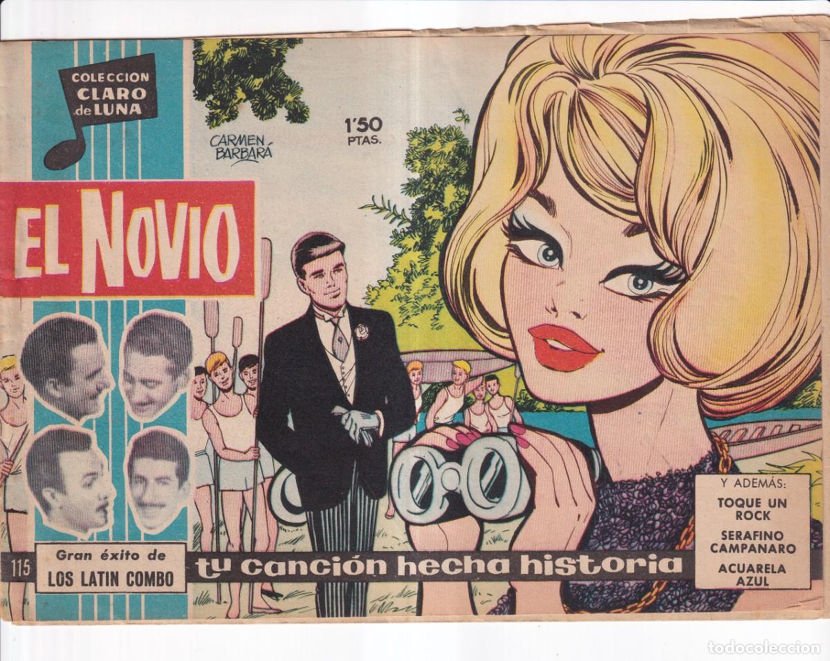 Tebeos: CLARO DE LUNA : NUMERO 115 , EL NOVIO