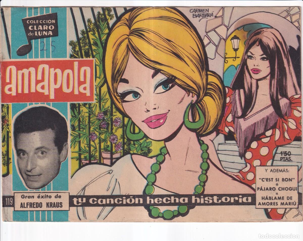 Tebeos: CLARO DE LUNA : NUMERO 119 , AMAPOLA