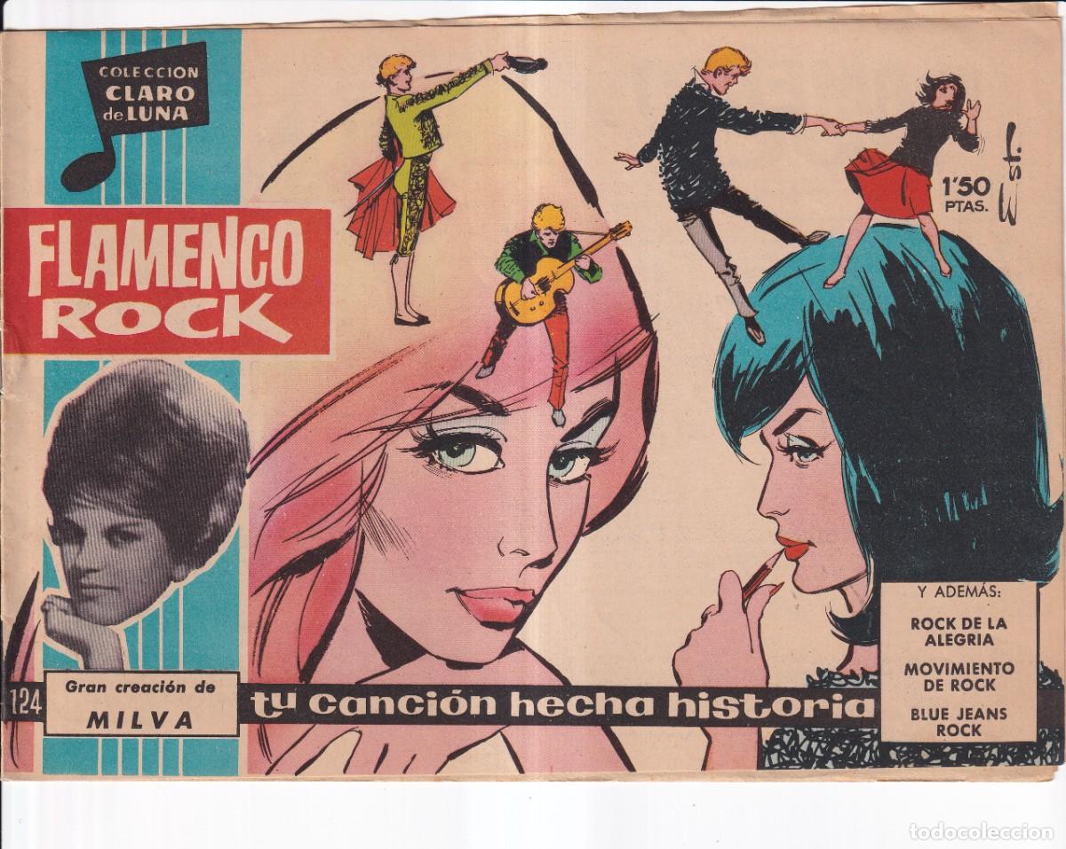 Tebeos: CLARO DE LUNA : NUMERO 124 , FLAMENCO ROCK