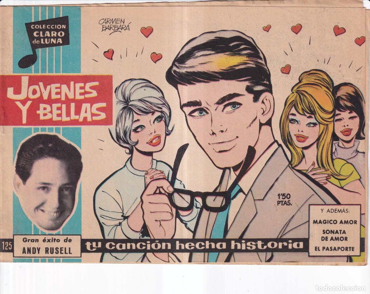 Tebeos: CLARO DE LUNA : NUMERO 125 , JOVENES Y BELLAS