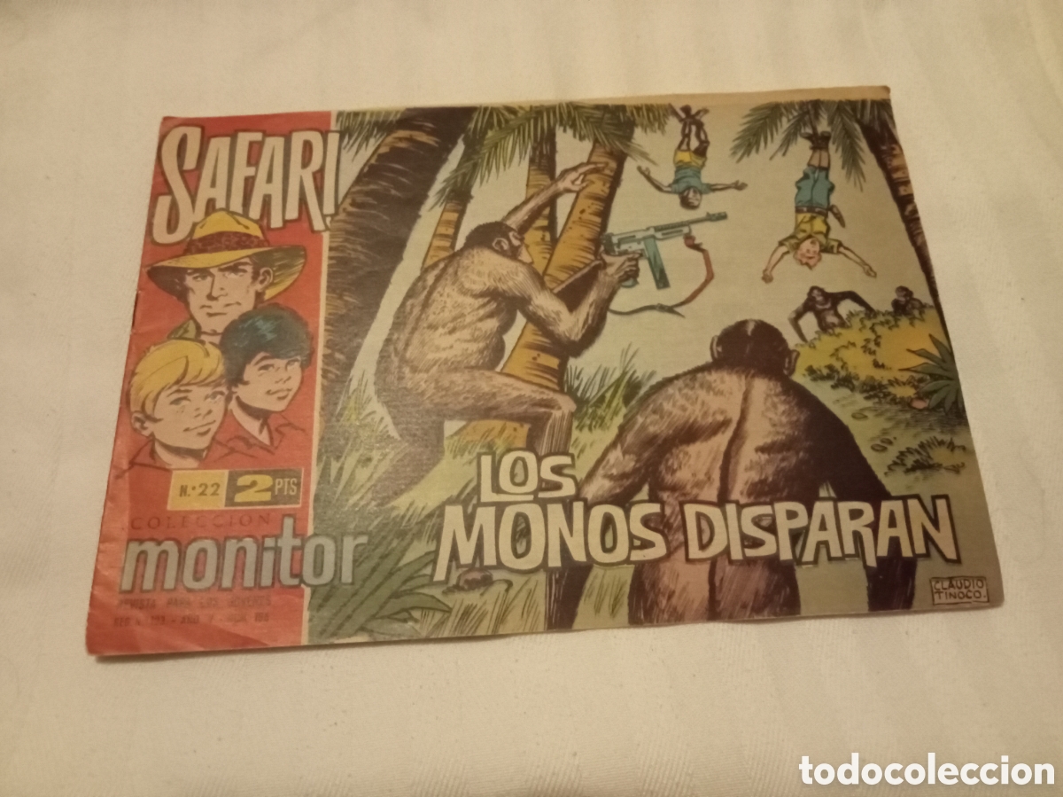 Tebeos: Safari 22 los monos disparan ibero mundial