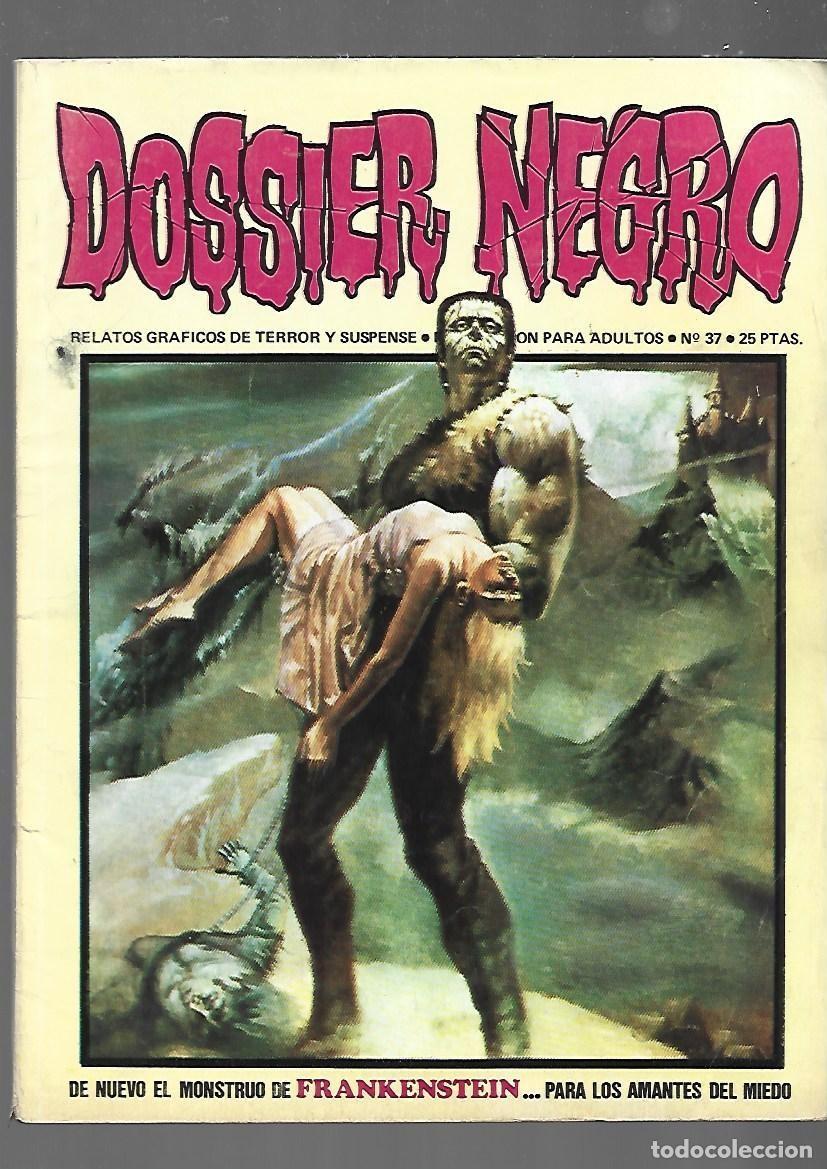 Tebeos: Dossier negro, 37, 1972, Ibero Mundial, buen estado