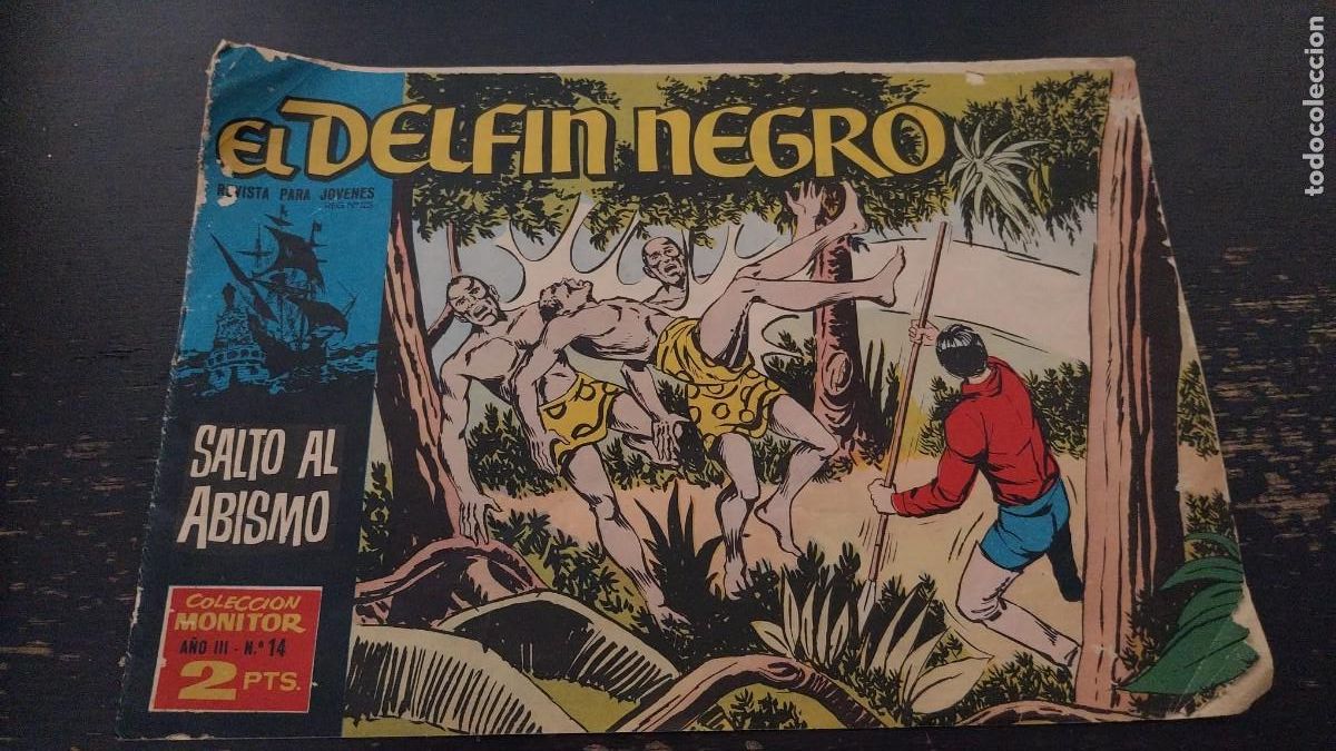 Tebeos: EL DELFIN NEGRO COLECCION MONITOR N&ordm; 14 - IBERO MUNDIAL - ORIGINAL ARX346