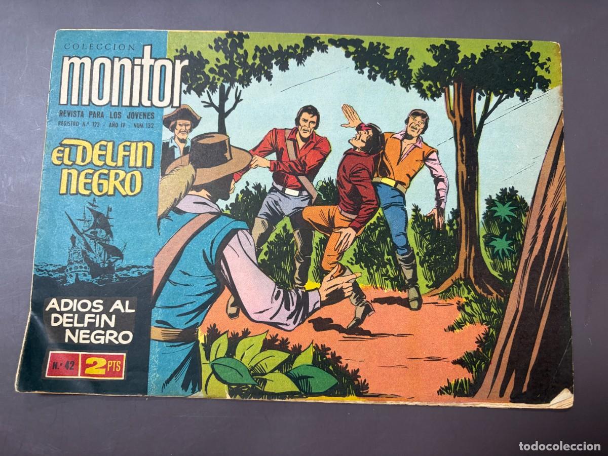 Tebeos: EL DELFIN NEGRO. N&ordm; 42.- ADIOS AL DELFIN NEGRO. COLECCI&Oacute;N MONITOR. IBERO MUNDIAL DE EDICIONES.