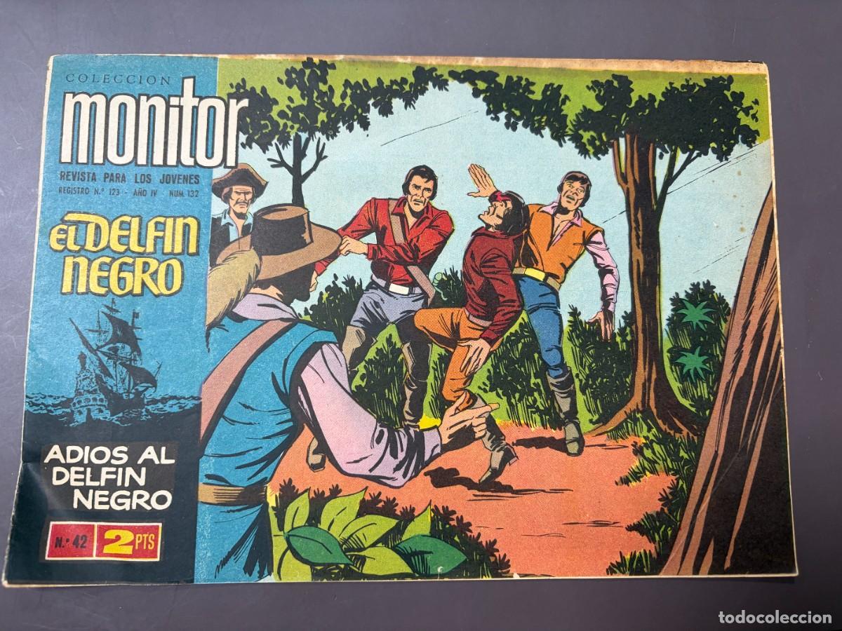 Tebeos: EL DELFIN NEGRO. N&ordm; 42.- ADIOS AL DELFIN NEGRO. COLECCI&Oacute;N MONITOR. IBERO MUNDIAL DE EDICIONES.