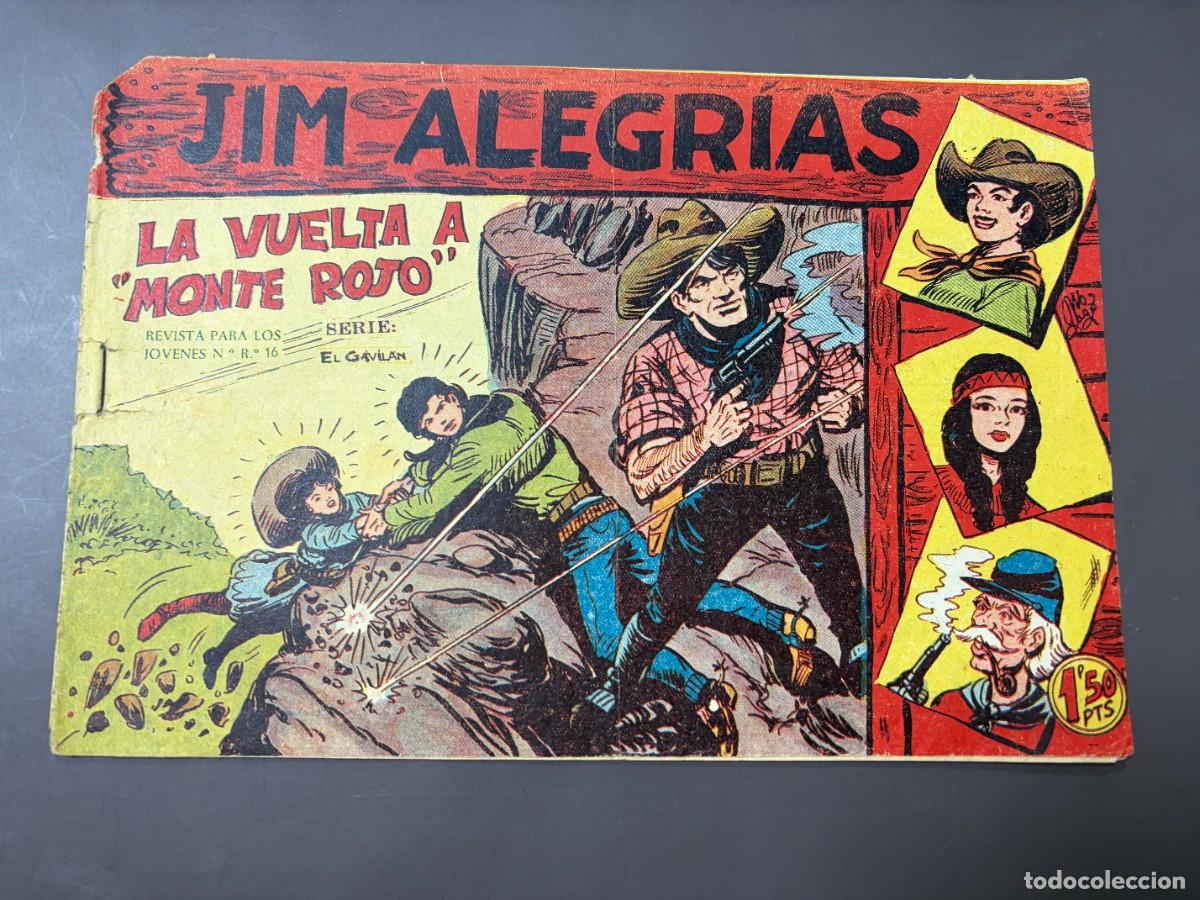 Tebeos: JIM ALEGRIAS. N&ordm; 12.- LA VUELTA A MONTE ROJO. EDITORIAL MAGA