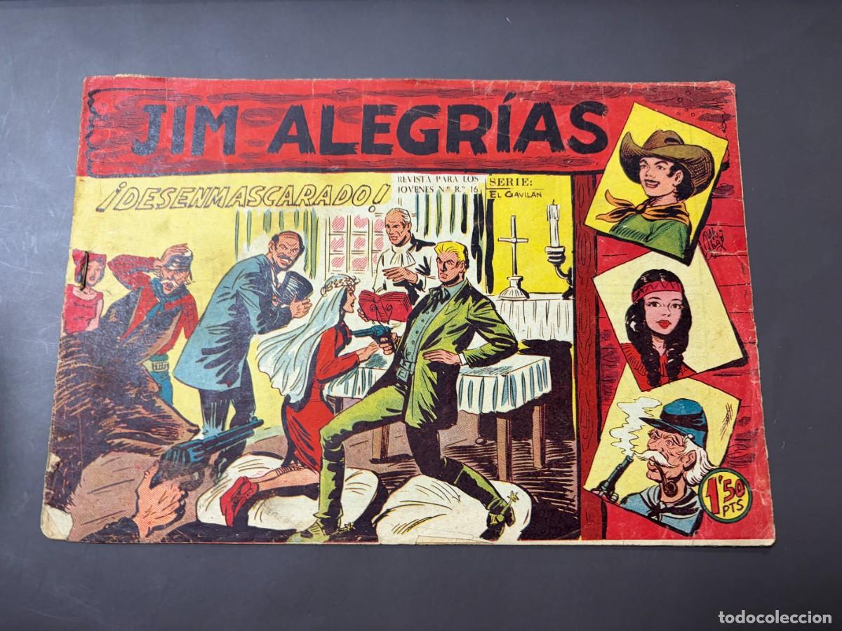 Tebeos: JIM ALEGRIAS. N&ordm; 34.- &iexcl;DESENMASCARADO! EDITORIAL MAGA