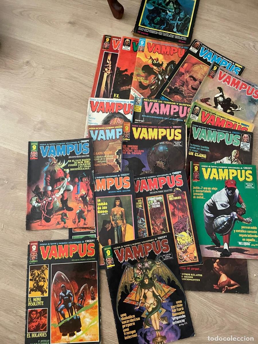 Tebeos: Lote 19 Revistas Vampus (Ibero Mundial / Garbo) - Incluye N&uacute;mero Extra