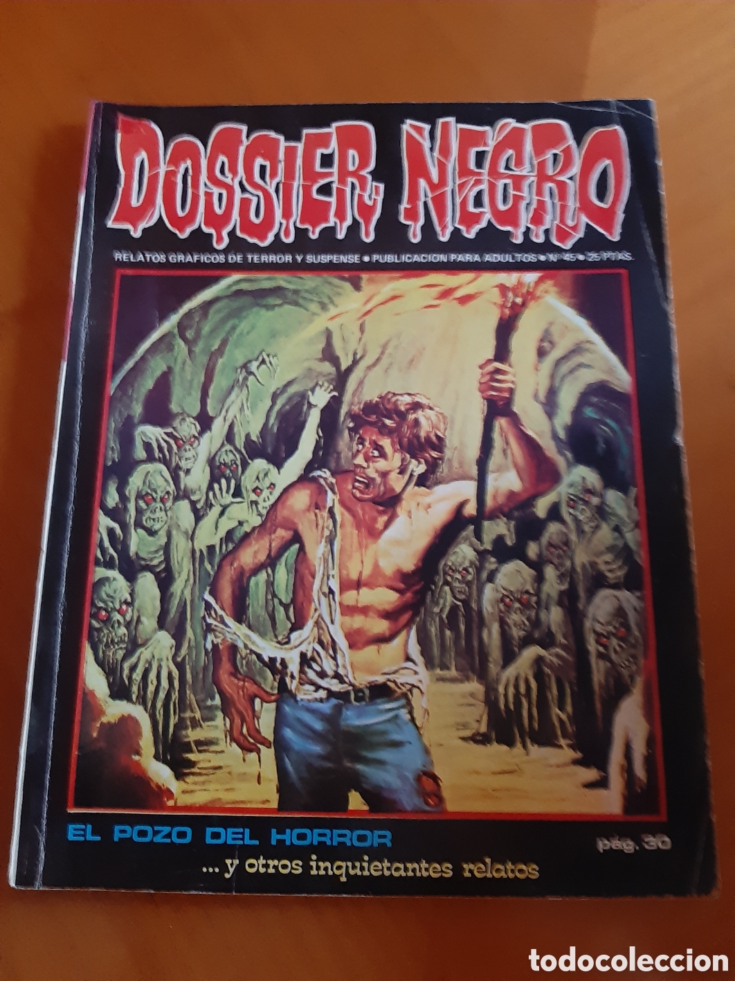Tebeos: C&oacute;mic Dossier Negro.Ibero Mundial. N&uacute;mero 45