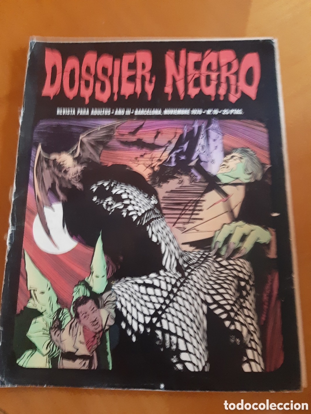 Tebeos: C&oacute;mic Dossier Negro. Ibero mundial.