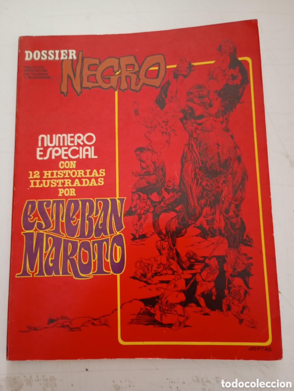Tebeos: DOSSIER NEGRO - N&Uacute;MERO ESPECIAL CON 12 HISTORIAS ILUSTRADAS POR ESTEBAN MAROTO