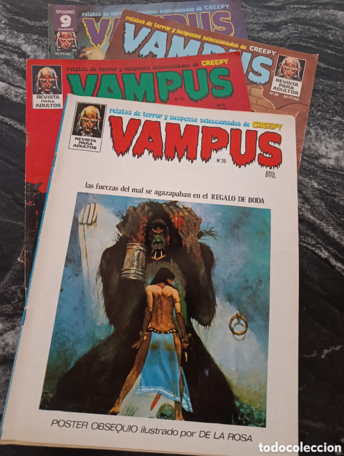 Tebeos: VAMPUS NUMEROS 25-28-36-62