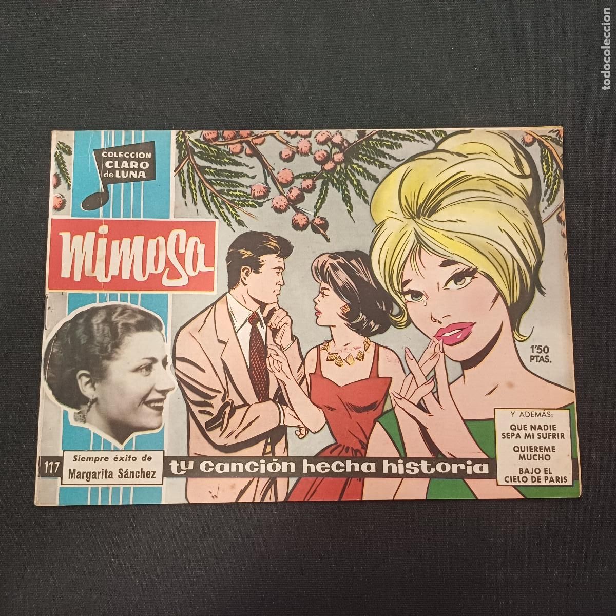 Tebeos: COLECCION CLARO DE LUNA/MIMOSA/MARGARITA SANCHEZ/N&ordm;117.