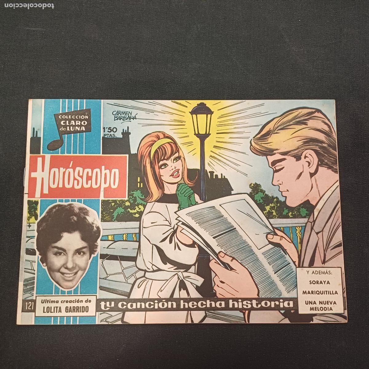 Tebeos: COLECCION CLARO DE LUNA/HOROSCOPO/LOLITA GARRIDO/N&ordm;121.