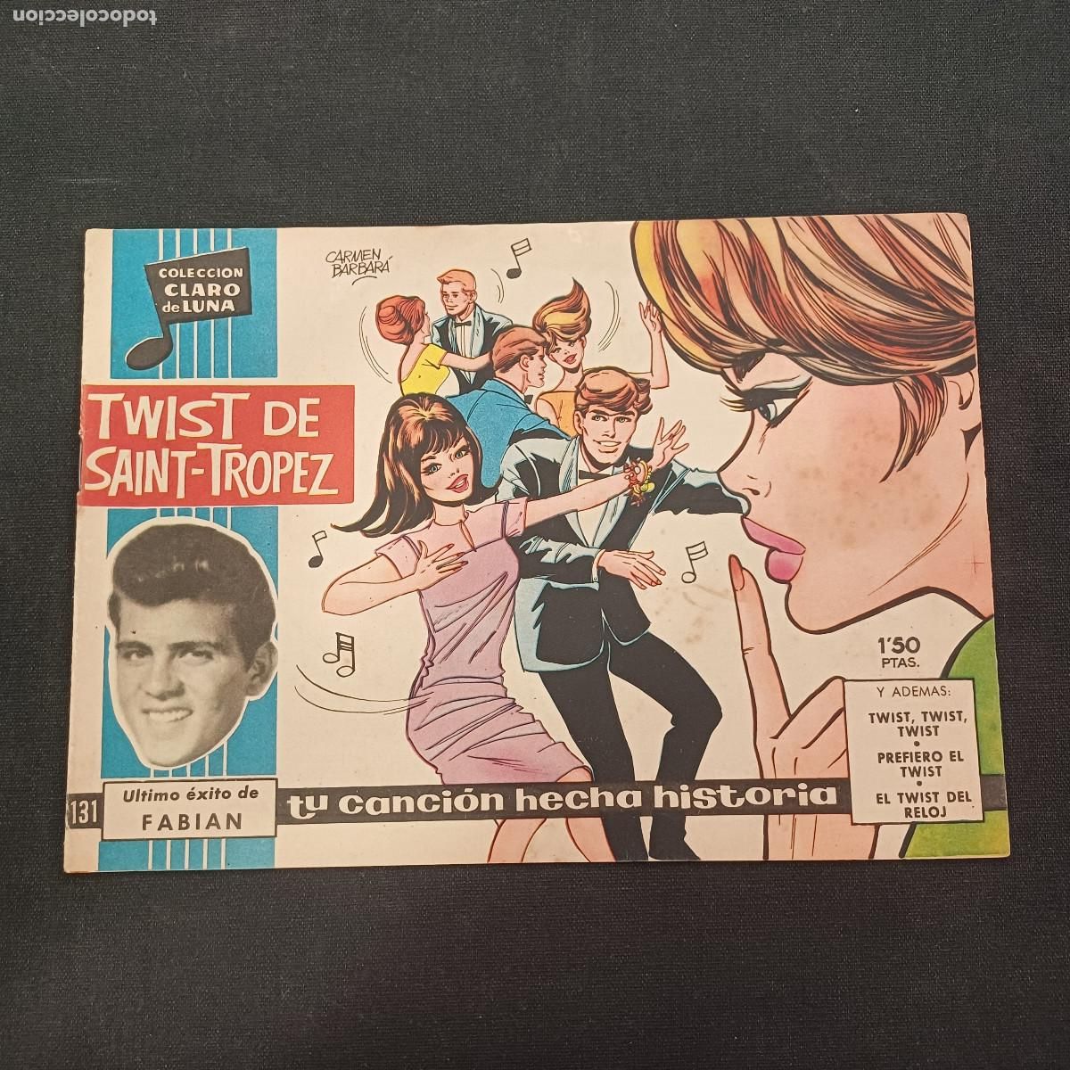 Tebeos: COLECCION CLARO DE LUNA/TWIST DE SAINT TROPEZ/FABIAN/N&ordm;131.