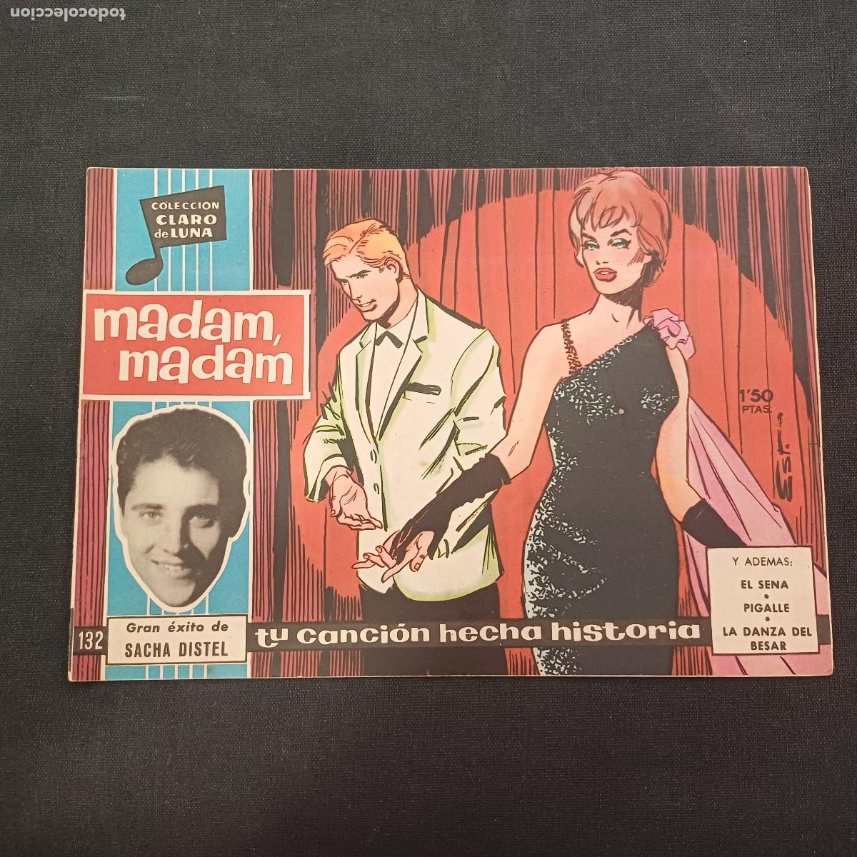 Tebeos: COLECCION CLARO DE LUNA/MADAM MADAM/SACHA DISTEL/N&ordm;132.