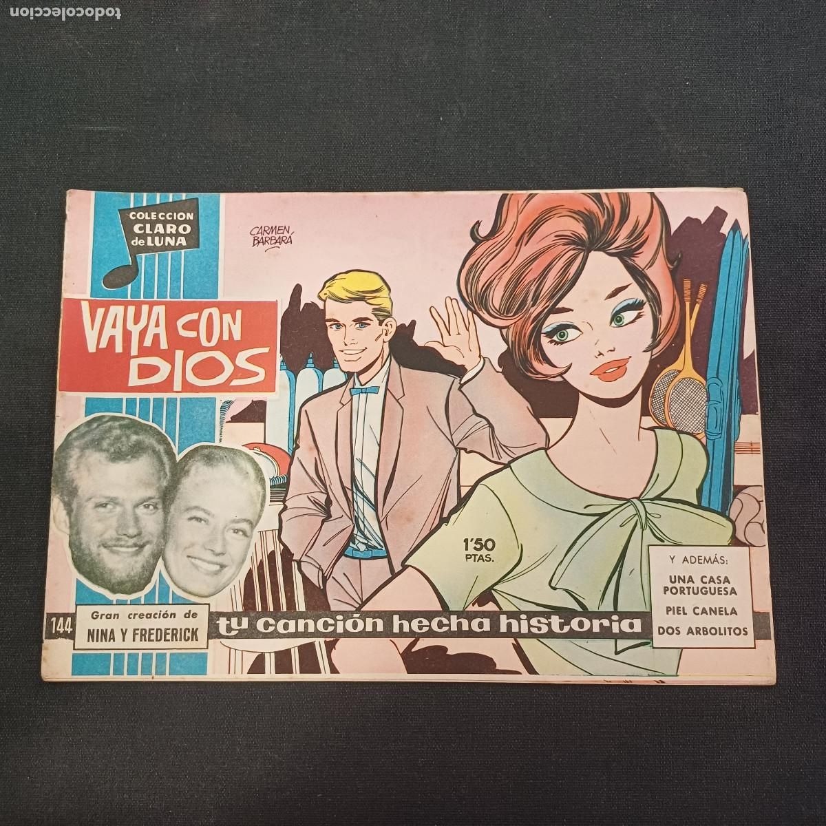 Tebeos: COLECCION CLARO DE LUNA/VAYA CON DIOS/NINA Y FREDERICK/N&ordm;144.