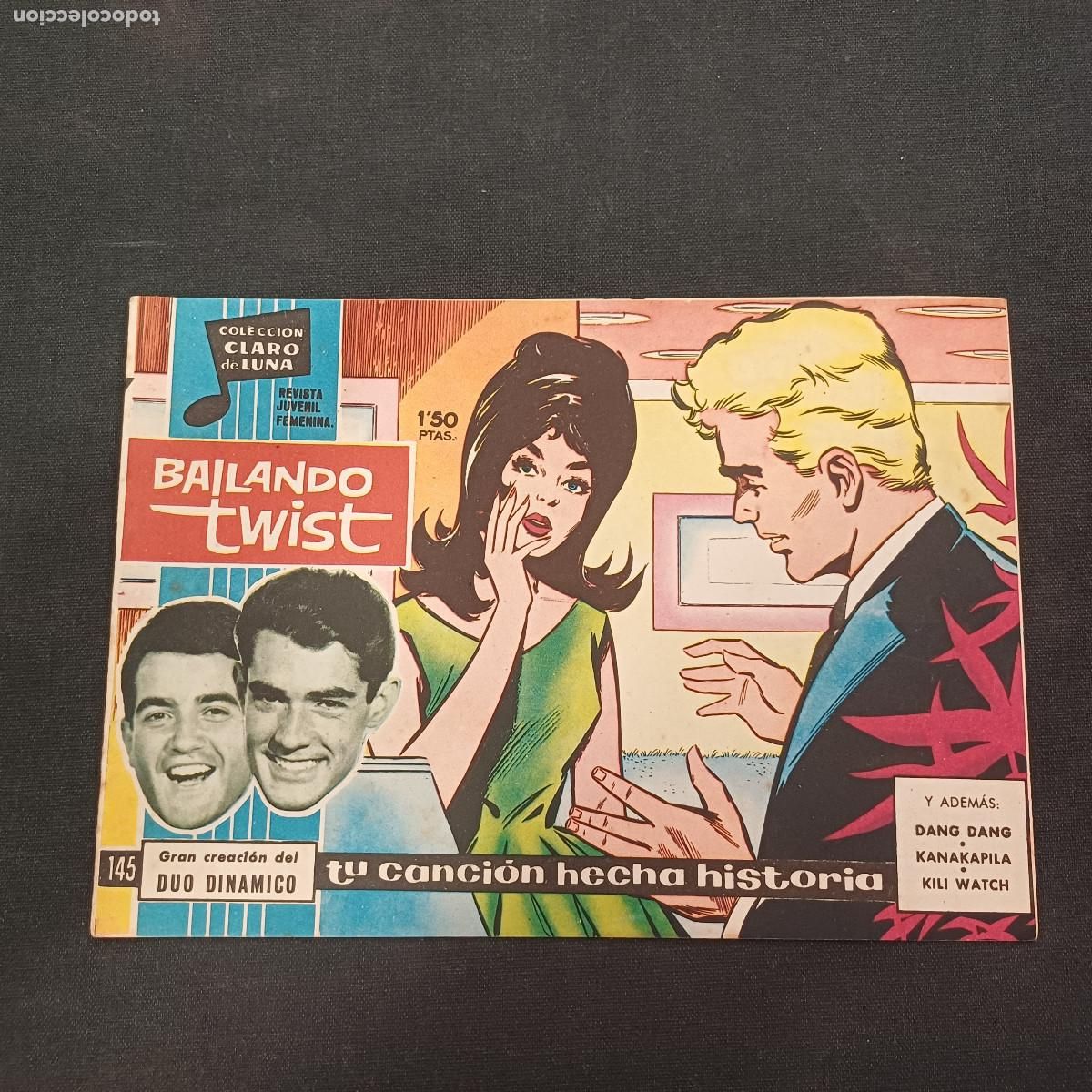 Tebeos: COLECCION CLARO DE LUNA/BAILANDO TWIST/DUO DINAMICO/N&ordm;145.