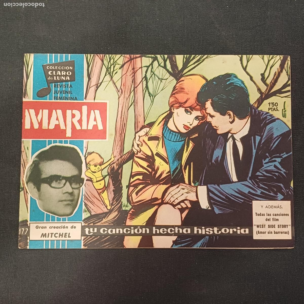 Tebeos: COLECCION CLARO DE LUNA/MARIA/MITCHEL/N&ordm;177.