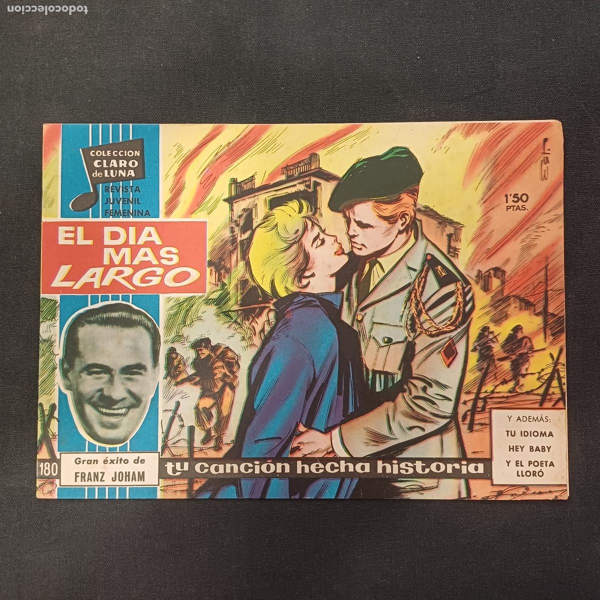 Tebeos: COLECCION CLARO DE LUNA/EL DIA MAS LARGO/FRANK JOHAM/N&ordm;180.