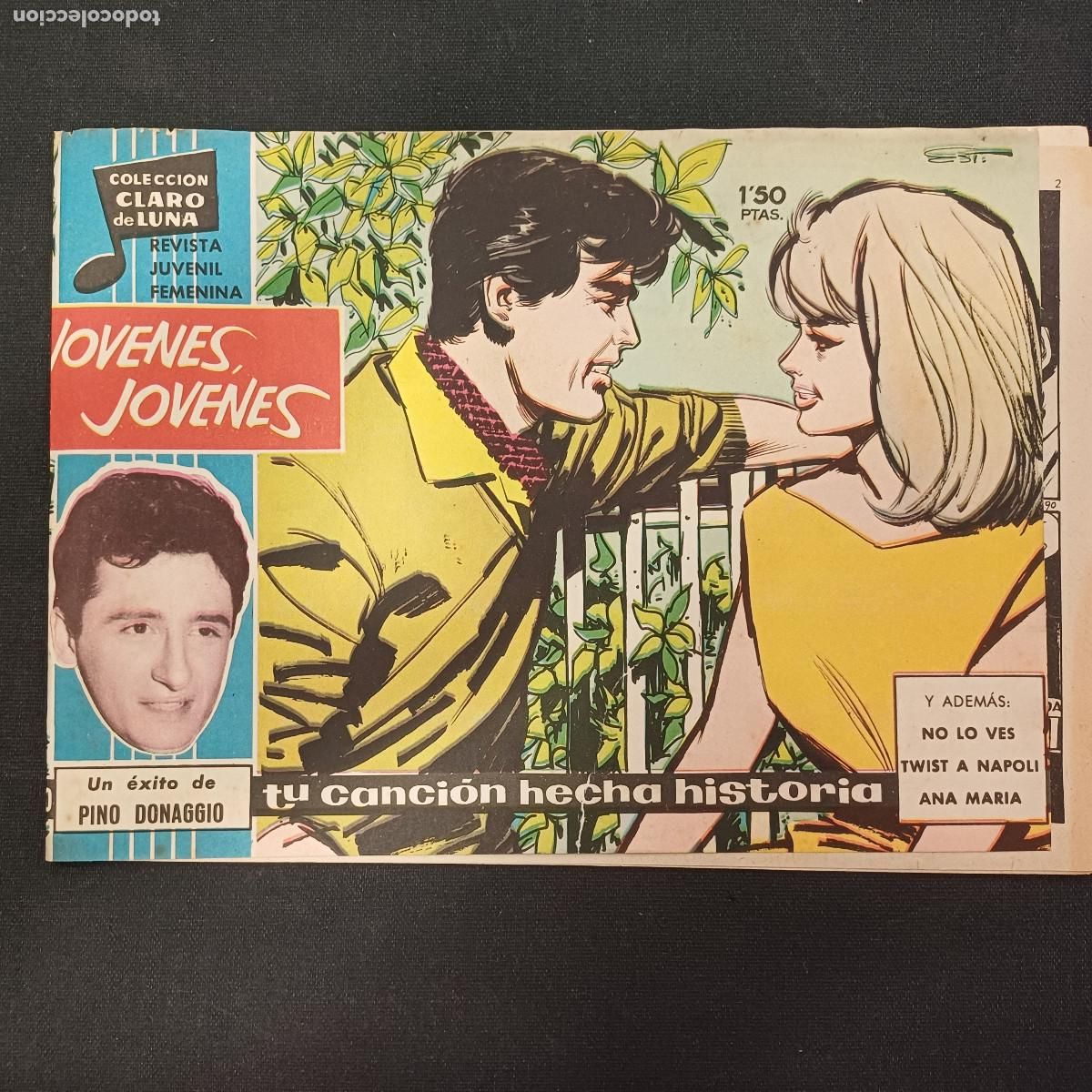 Tebeos: COLECCION CLARO DE LUNA/JOVENES JOVENES/PINO DONAGGIO/N&ordm;190.