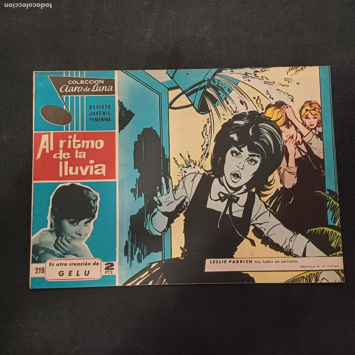 Tebeos: COLECCION CLARO DE LUNA/A RITMO DE LA LLUVIA/GELU/N&ordm;219.