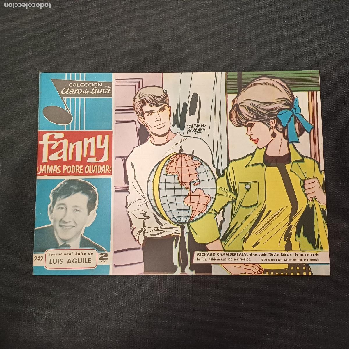 Tebeos: COLECCION CLARO DE LUNA/FANNY/LUIS AGUILE/N&ordm;242.