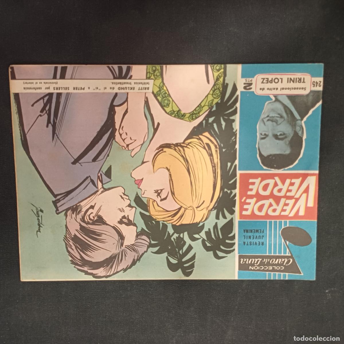 Tebeos: COLECCION CLARO DE LUNA/VERDE VERDE/TRINI LOPEZ/N&ordm;245.