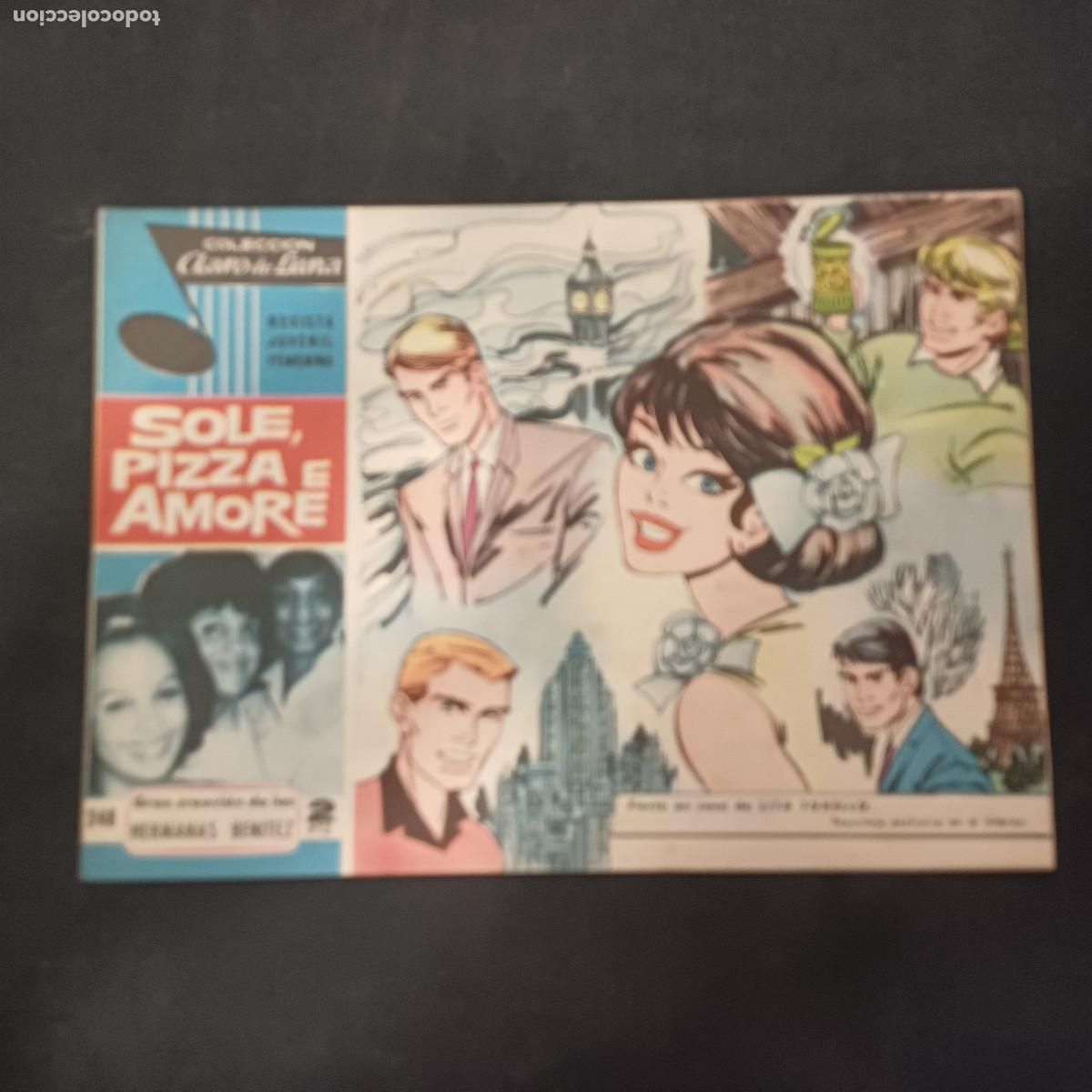 Tebeos: COLECCION CLARO DE LUNA/SOLE PIZZA E AMORE/HERMANAS BENITEZ/N&ordm;248.
