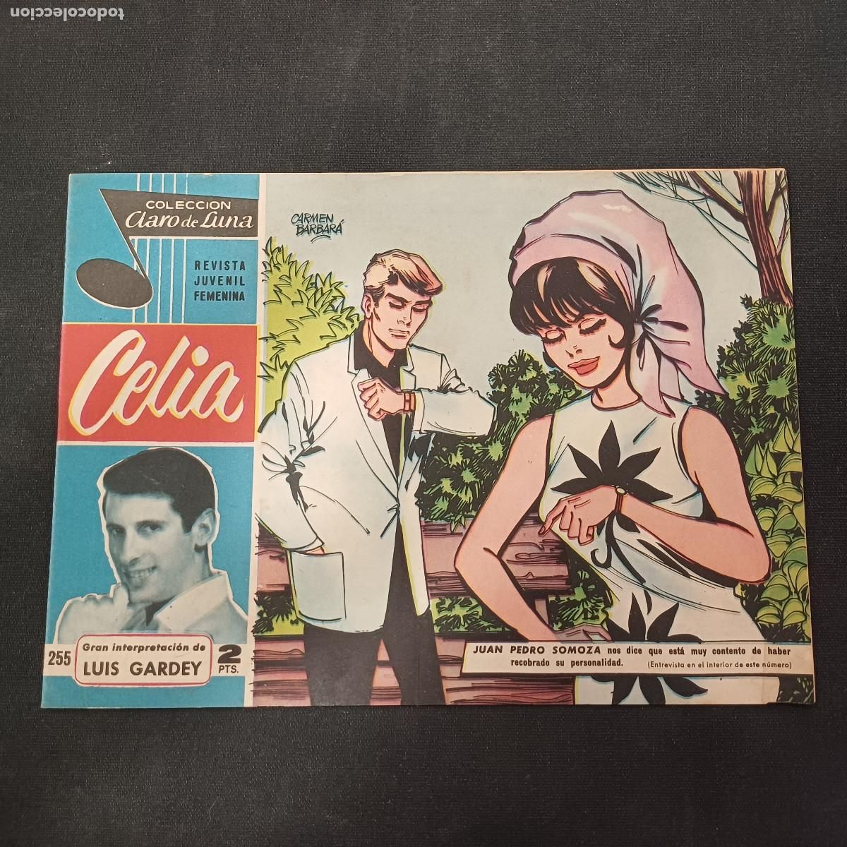 Tebeos: COLECCION CLARO DE LUNA/CELIA/LUIS GARDEY/N&ordm;255.