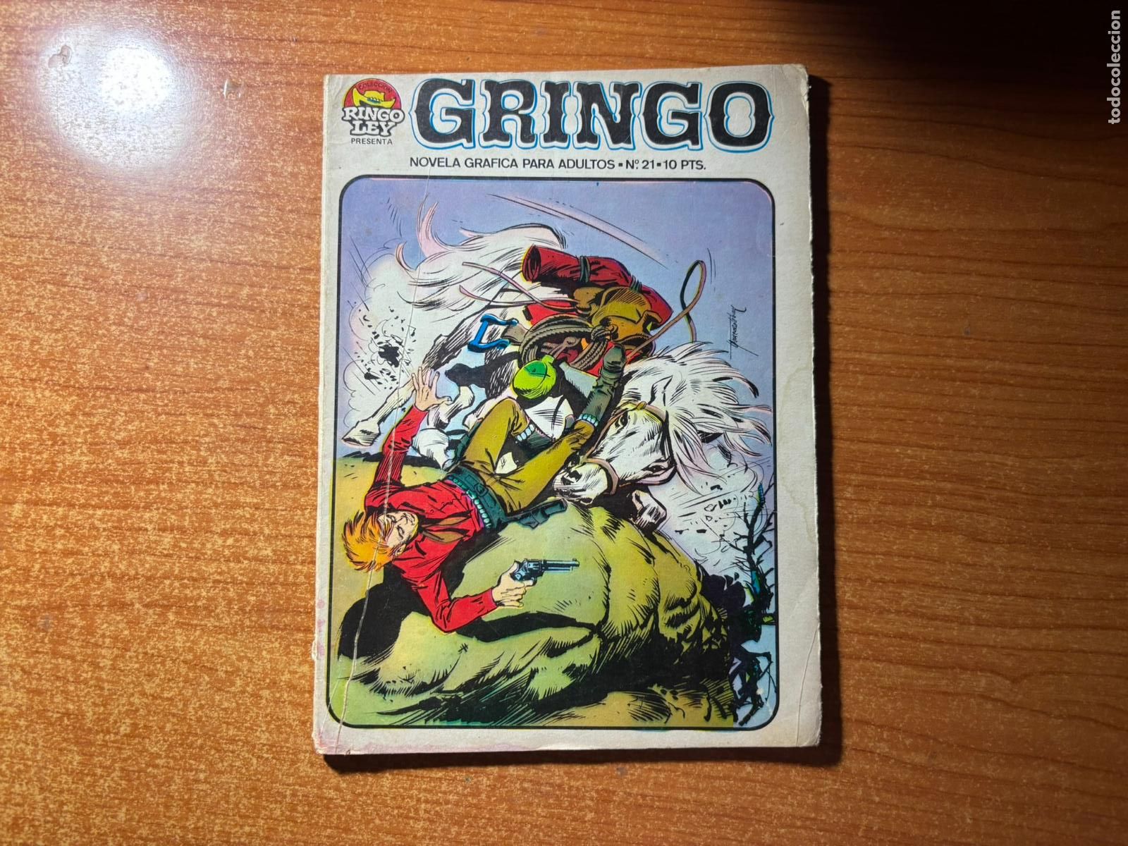 Tebeos: GRINGO N&ordm; 21 EDITORIAL IBERO MUNDIAL
