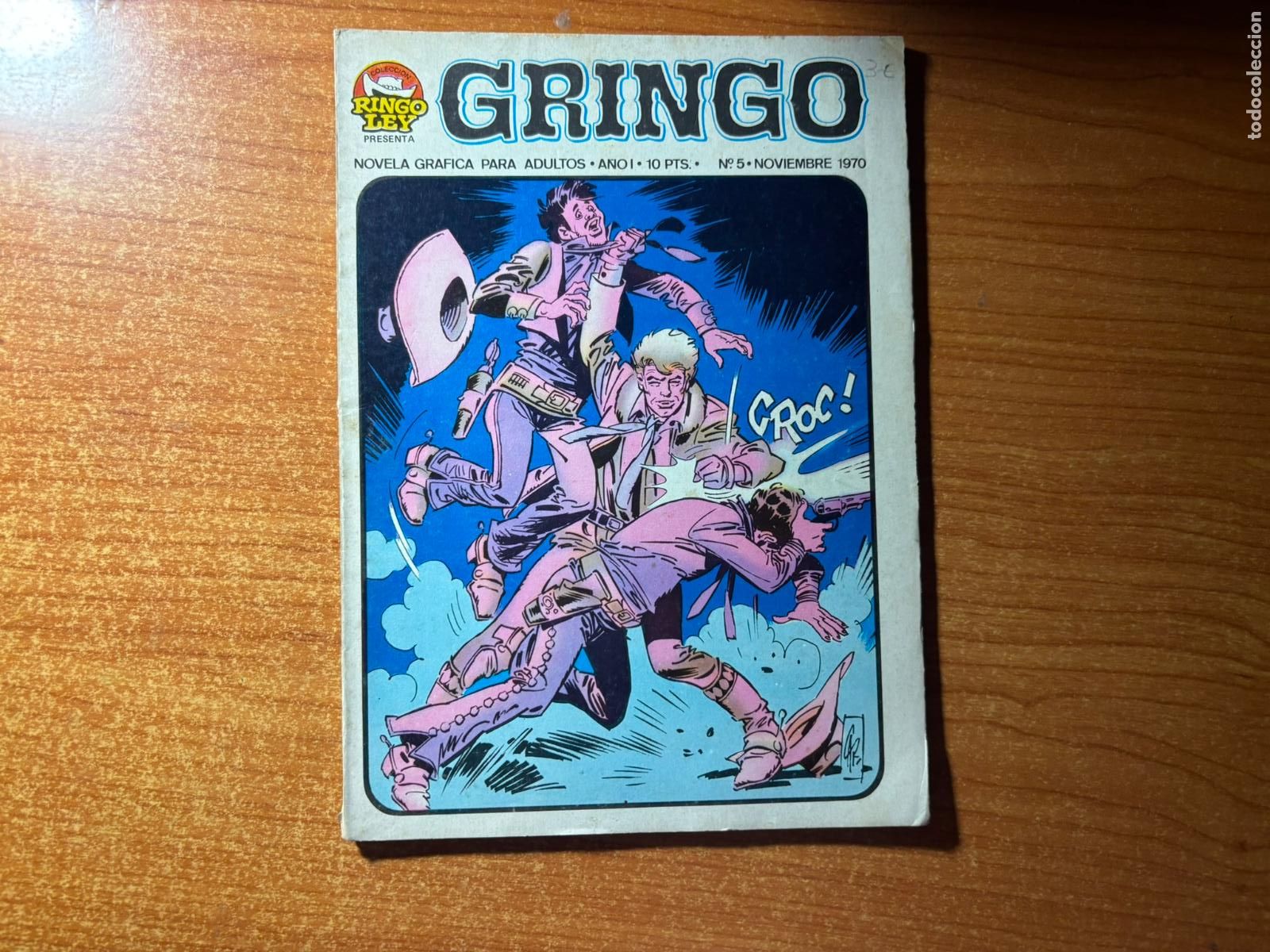 Tebeos: GRINGO N&ordm; 5 EDITORIAL IBERO MUNDIAL