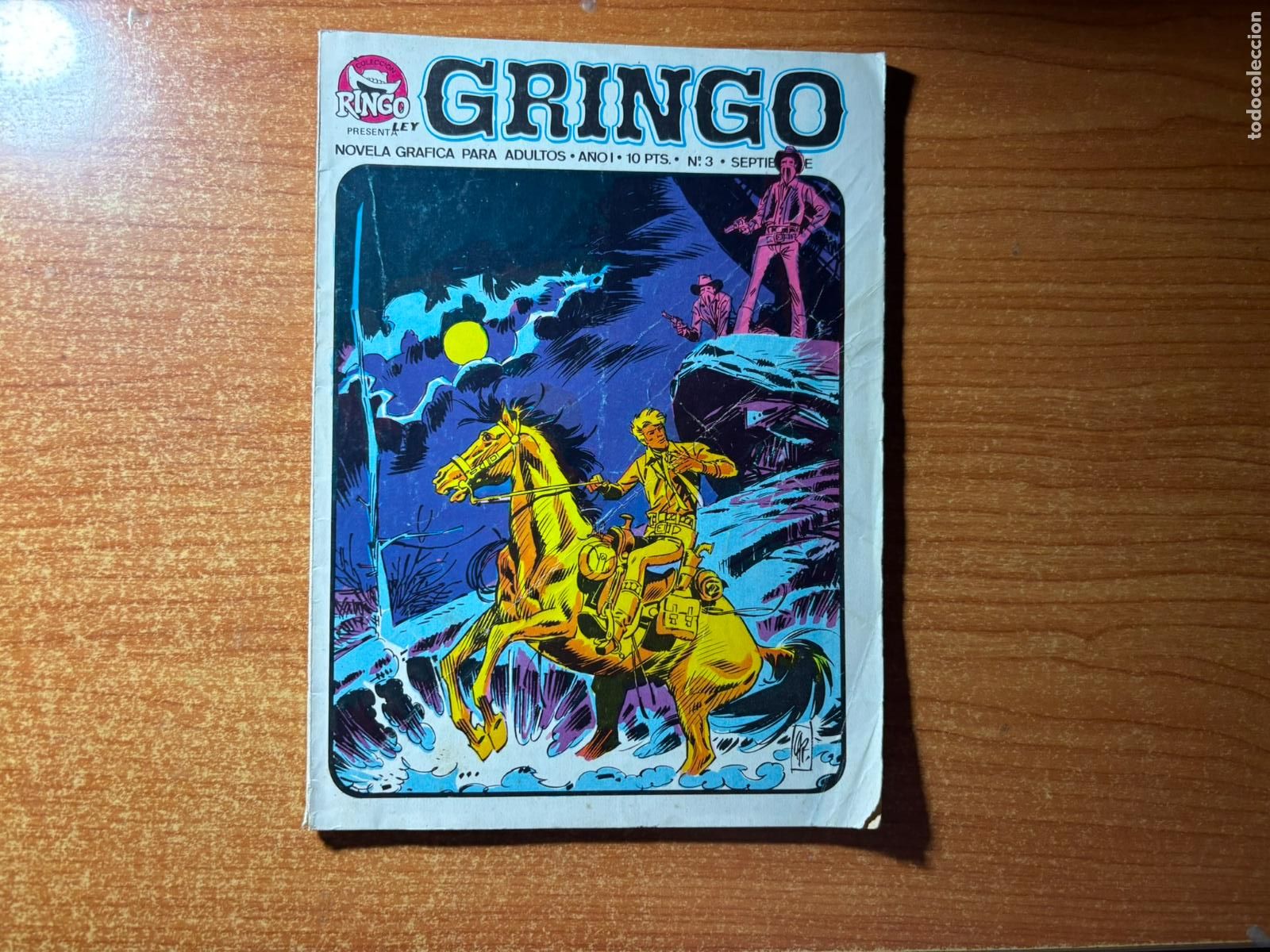 Tebeos: GRINGO N&ordm; 3 EDITORIAL IBERO MUNDIAL