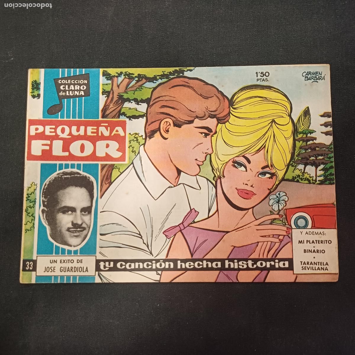 Tebeos: COLECCION CLARO DE LUNA/PEQUE&Ntilde;A FLOR/JOSE GUARDIOLA/N&ordm;33.