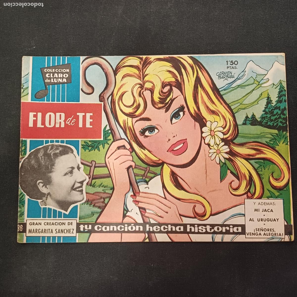 Tebeos: COLECCION CLARO DE LUNA/FLOR DE TE/MARGARITA SANCHEZ/N&ordm;36.