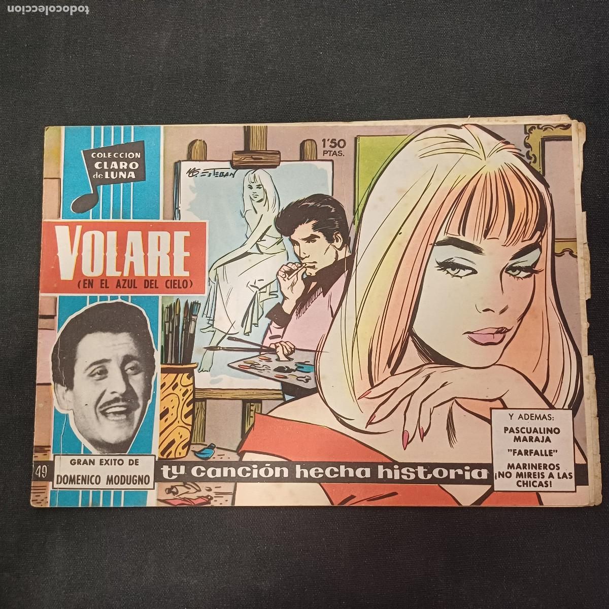 Tebeos: COLECCION CLARO DE LUNA/VOLARE/DOMENICO MODUGNO/N&ordm;49.