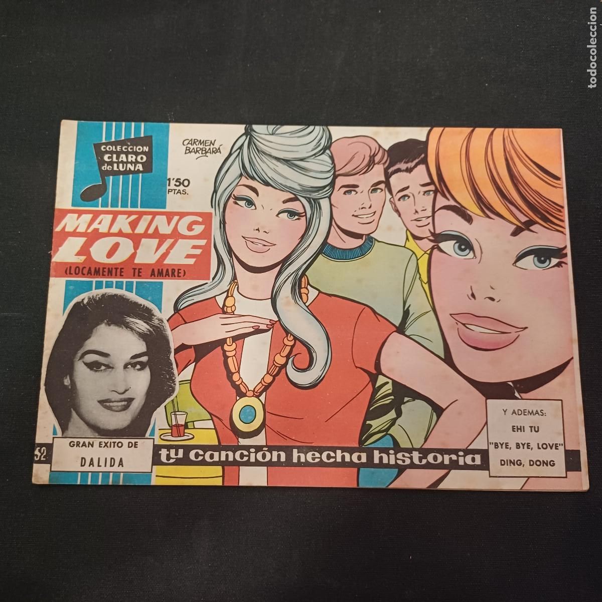 Tebeos: COLECCION CLARO DE LUNA/MAKING LOVE/DALILA/N&ordm;52.
