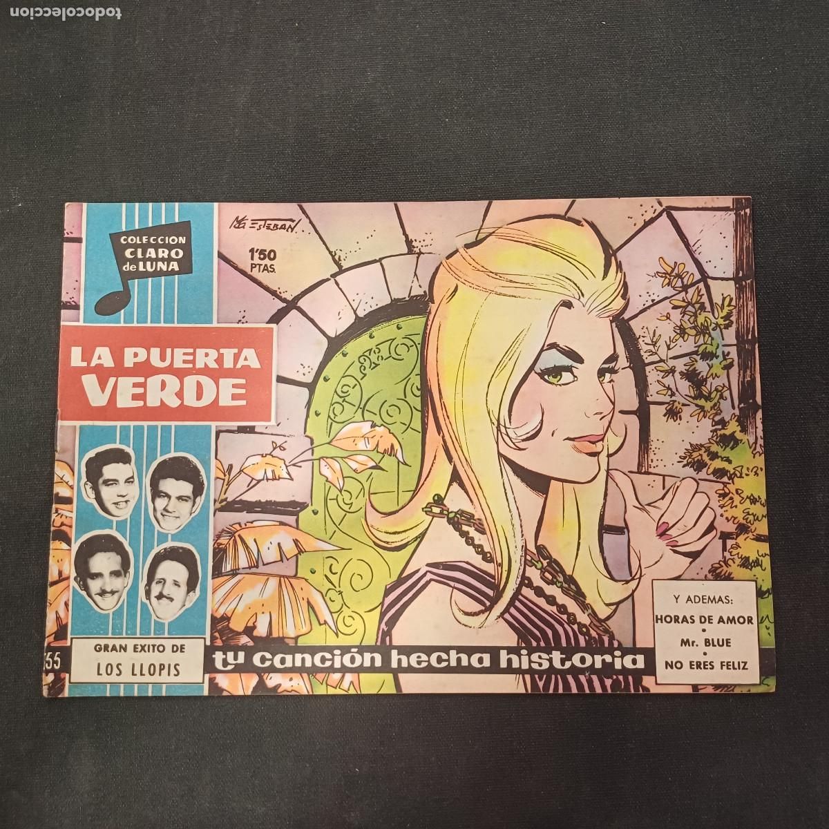 Tebeos: COLECCION CLARO DE LUNA/LA PUERTA VERDE/LOS LLOPIS/N&ordm;55.